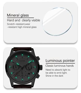 <span class=keywords><strong>LIGE</strong></span>-<span class=keywords><strong>Reloj</strong></span> de pulsera de cuarzo para hombre, pulsera de diseño, de cuero, resistente al agua, con fecha, original, novedad, 9866 - Product Image 5