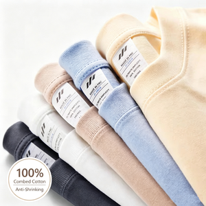 T-shirt en coton 210 GSM, logo personnalisé, impression sérigraphique pour hommes, tee-shirt uni surdimensionné, fournisseur de vêtements de marque, vente en gros, MOQ 50 pièces - Product Image 2