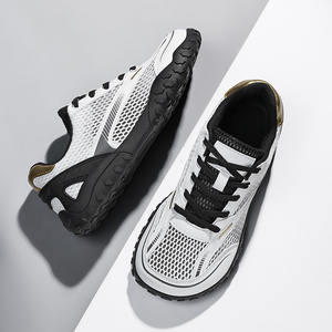 <strong>Men</strong> Women <strong>Wide</strong> Toe Box Mesh Sneakers Anti-slip Thick Sole Outdoor Walking Shoes Breathable Casual <strong>Trainers</strong> - Product Image 3
