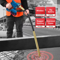 Vibrateur à béton portable électrique à batterie au lithium