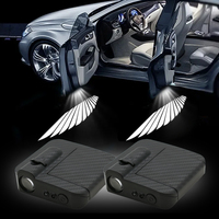 Lumière de bienvenue universelle personnalisable pour voiture, capteur infrarouge, logo LED, lumière laser ABS, lumière de porte de voiture, projection LED, ombre fantôme