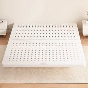 Modern Minimalist Metal Bed 1.8m Double Size Thickened Reinforced Support Stable Floating Bed For Rental Apartments - Product Image 1