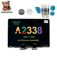 Layar LCD Laptop Baru A+ 13 Inch Full Assembly IPS 2560*1600 Pengganti untuk Macbook Pro M1 M2 A2338 Panel Retina