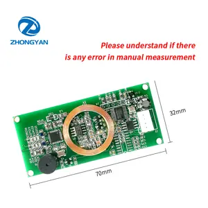 13.56mhz 125khz Dual Frequency NFC Contactless USB/RS232/UART Customized RFID Writer Smart Access Control Card Reader Module