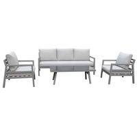 Mobilier d'extérieur en aluminium moderne jardin métal patio ensemble de meubles d'extérieur