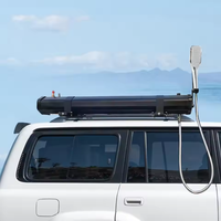 Réservoir d'eau de toit de voiture de 18 L, douche de camping extérieure, douche solaire économique en PVC, douche de route