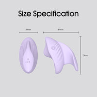 WINYI WYN0884 BETTY Vibrator für Frauen IPX7 Wasserdicht Flüssiges Silikon Klitoris-Stimulator Multi-Vibration USB Sexspielzeug