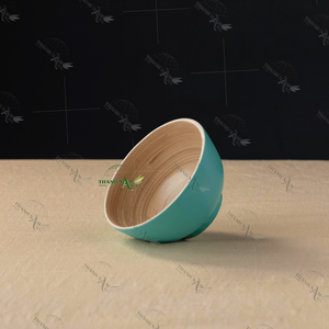 Bol en bambou minimaliste Eco bambou décor fait à la main artisanat naturel cadeau personnalisé pièce maîtresse pour la maison cuisine salon Vase - Product Image 3