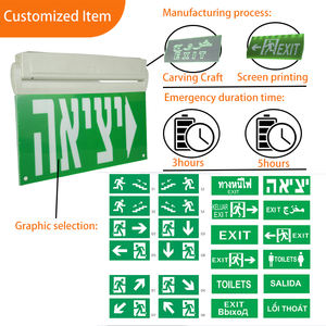 Luz de Emergencia Recargable, Luz de Emergencia Personalizada, Luz de Señalización de Seguridad contra Incendios Recargable - Product Image 3