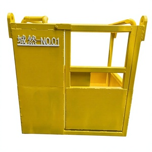 ตะกร้าสำหรับทำงานบนที่สูง, ตะกร้าขนส่งสินค้า, ราวจับสำหรับคนทำงานที่สูง, ความยาว, ความกว้าง และความสูง 1 เมตร - Product Image 3