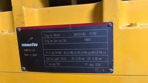 Komatsu Used SAA12V140-P1150 800kW Emergency <b>Backup</b> Diesel Generator - Product Image 6