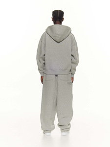 Conjunto de Sudadera y Pantalones Deportivos Casuales de Invierno para Hombre, Personalizados, de Alta Calidad, 400 g/m², de Forro Polar, Dos Piezas - Product Image 4