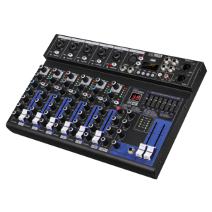 Mezcladora de audio mini de 7 canales FX 5 con Bluetooth y MP3 para estudio en casa, transmisión en vivo y estudio de grabación. - Product Image 5