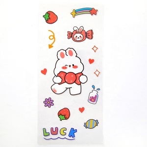 Personalizado impreso Kiss Cut dibujo <span class=keywords><strong>Anime</strong></span> pegatina UV barniz y grabado en relieve impresión artículo promocional - Product Image 3