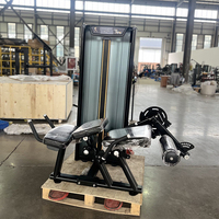 Machine d'entraînement des jambes de qualité professionnelle à charge par poulie, équipement de curl horizontal des jambes