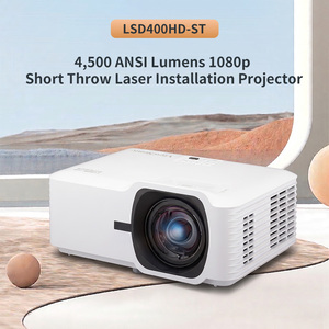 โปรเจคเตอร์เลเซอร์ระยะฉายสั้น <span class=keywords><strong>ViewSonic</strong></span> LSD400HD-ST 1080P 4500 ANSI สำหรับเครื่องจำลองกอล์ฟ ใช้ในบ้าน โรงเรียนกอล์ฟ สำนักงาน ขายส่ง - Product Image 1