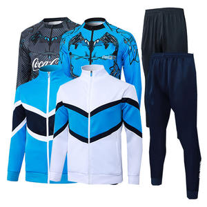 Toptan futbol eğitim seti seti 2526 kulübü uzun kollu eğitim seti erkek atletik uzun kollu çabuk kuru nefes fermuar - Product Image 1