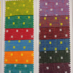 Tissu en coton teint en fil de qualité supérieure, double tissage, matériau tissé durable pour vêtements, ameublement et projets d'aménagement intérieur - Product Image 1