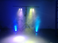 Stock UE 12*3W RGBW Par LED en plastique DMX512 8CH Slim Par pour scène, mariage, KTV, club, fête, DJ