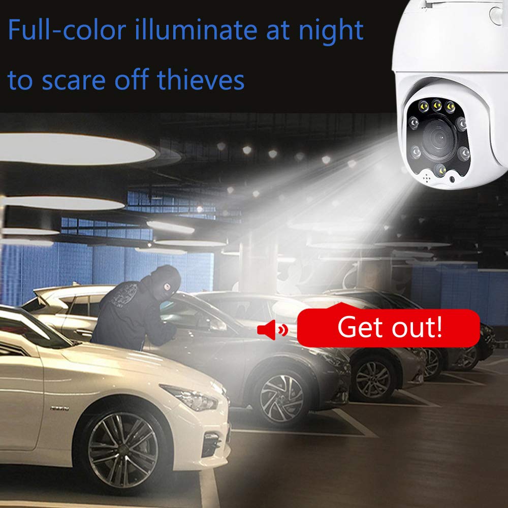 PTZ IP Camera Security Camera 5MP 1080P HD CCTV Remote Optical ZOOM 360 8 LED Night Vision LTE PTZ Camera for Outdoor