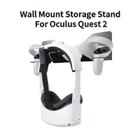 Kait Dudukan Penyimpanan Headset Dinding VR Kompatibel untuk Meta Quest 2,Quest dan PS VR