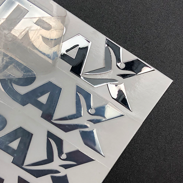 Metal Sticker Uv Transfer Customized logo Stickers 3d with Custom Sheet Letter