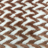 Tissu peluche molletonné avec doublure Jacquard et flanelle, nouvelle collection de superdoux pour pyjama