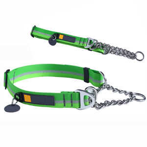 Collier en cuir personnalisé avec nom, étiquette personnalisée, rembourré, confortable, suivi des animaux de compagnie, pour chien et adulte - Product Image 1