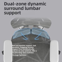 Chaise ergonomique en maille Yazhi avec soutien lombaire, idéale pour le bureau à domicile, respirante, base à cinq étoiles, accoudoirs réglables