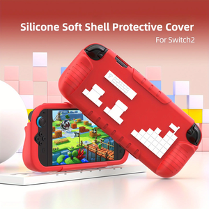 Funda de silicona suave 2025 más nueva para <span class=keywords><strong>Nintendo</strong></span> Switch 2 2025, funda protectora a prueba de golpes, funda de agarre ergonómica para Switch 2 - Product Image 3