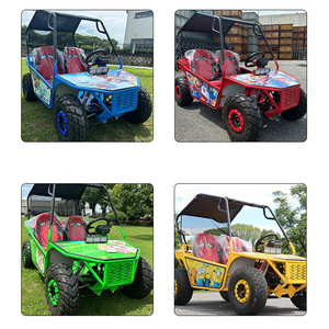 Kart électrique tout-terrain parent-enfant 1000W à transmission par arbre, quatre roues, pour plage et extérieur - Product Image 4