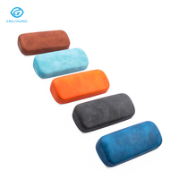 Étui de rangement pour lunettes optiques en cuir PU rigide avec logo personnalisé pour lunettes de vue