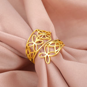 Anillos Abiertos con <span class=keywords><strong>Nudo</strong></span> <span class=keywords><strong>de</strong></span> <span class=keywords><strong>Bruja</strong></span> para Mujer, <span class=keywords><strong>Anillo</strong></span> <span class=keywords><strong>de</strong></span> Dedo Ajustable <span class=keywords><strong>de</strong></span> Acero Inoxidable con <span class=keywords><strong>Nudo</strong></span> Celta, Amuleto <span class=keywords><strong>de</strong></span> Brujería, Joyería, Regalo al por Mayor - Product Image 3