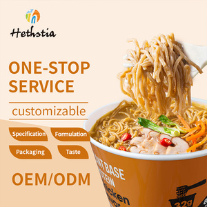 Ngon Tùy Chỉnh Hương Vị Thấp Carbohydrate Hương Vị Gà Cup Mì Ăn Liền Nhà Máy Cơ Sở Protein Ramen - Product Image 4