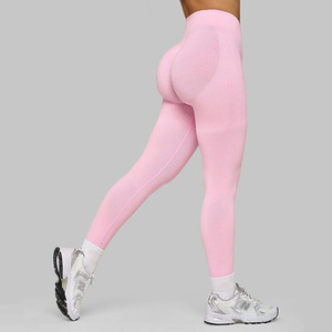 Leggings Yoga <span class=keywords><strong>a</strong></span> Vita Alta Senza Cuciture con Effetto Push-Up per Donna, <span class=keywords><strong>Pantaloni</strong></span> Elasticizzati per Fitness - Product Image 6