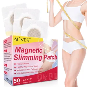 ALIVER Patch Ramping Pembakar Lemak Penurun Berat Badan Tempelan Pelangsing Pusar Magnetik Alami