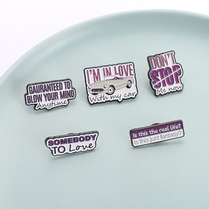 Sming Pins que infectan palabras impactantes Pin esmaltado motivacional sobre el amor y los sueños broche solapa mochila insignias regalo <span class=keywords><strong>de</strong></span> joyería - Product Image 2