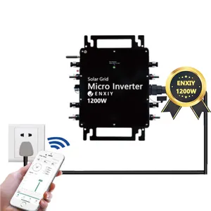 Hot Koop Wifi Microinverter Ip67 1200W 1400W 1600W Eenfase Zonne-Energie Micro-Omvormer