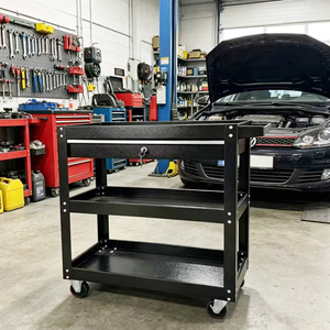 Hot Multipurpose Car Repairing Workshop Iron <b>Tool</b> Cabinet OEM/ODM/OBM Customizable 150kg Load Capacity on Wheels - Product Image 4
