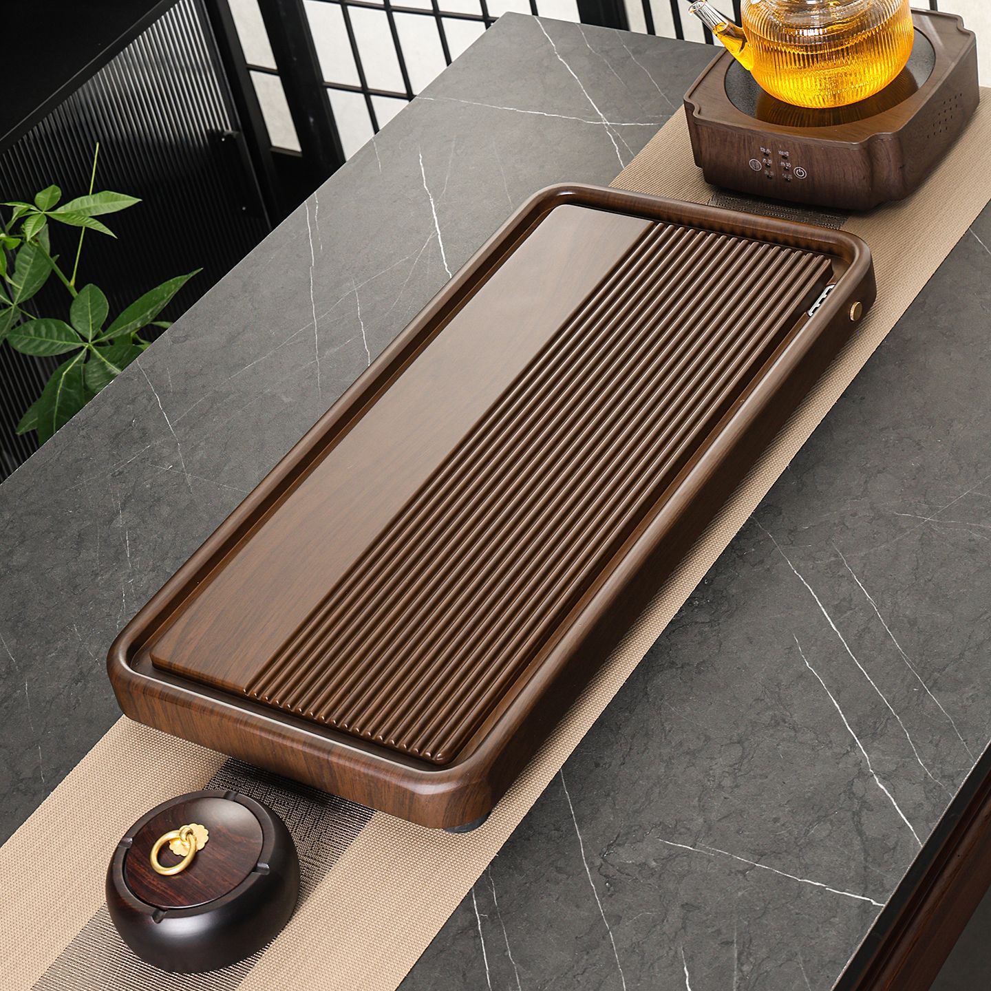 Semi-bakery walnut wood grain, 60x30x3cm