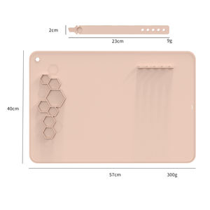 Silikon Acryl Nail Art Display Trainings blatt Zeichnung Nail Art Mat Silicon Craft <span class=keywords><strong>Draw</strong></span> Mat Oem Farbpalette - Product Image 6