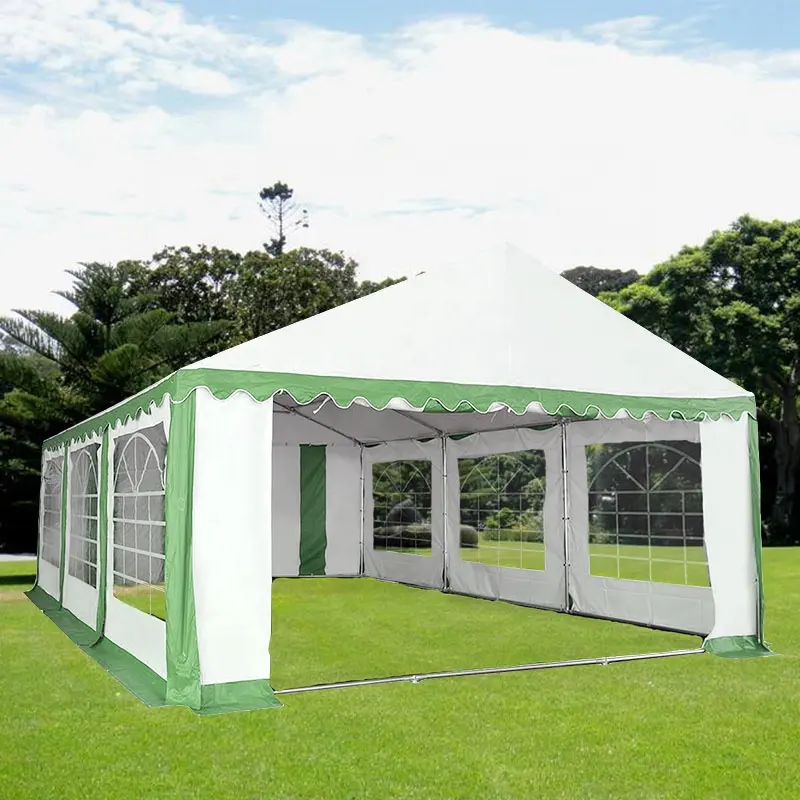 Heavy duty 3x6 günstige weiß & green party zelt kleine zelte pavillon für verkauf