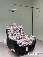 Fauteuil inclinable multifonctionnel moderne haut de gamme, fauteuil simple, fauteuil de détente moderne pivotant pour salon