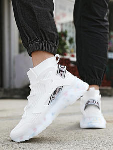 Scarpe da Passeggio Casual Traspiranti con Suola Spessa <span class=keywords><strong>Ultra</strong></span>-Leggera e Rialzo Interno per Uomo Taglie Forti - Product Image 6