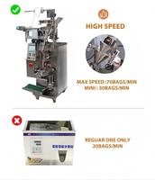 Verticale zakvul- en verzegelmachine VFFS automatische korrel- en poederverpakkingsmachine voor levensmiddelen
