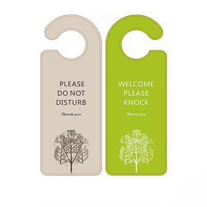 Custom PVC <strong>Door</strong> Hanger Do Not Disturb Sign Hotel <strong>Door</strong> <strong>Knob</strong> Hanger Paper <strong>Door</strong> Hanger Tags With Brand Logo - Product Image 5