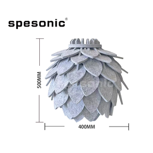 Nicro nuovo Design stile nordico fonoassorbente PET <span class=keywords><strong>paralume</strong></span> acustico in feltro decorazione interna <span class=keywords><strong>lampadario</strong></span> per uso domestico per le scuole degli ospedali - Product Image 2