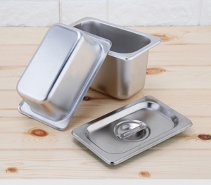 hospitalidad suministros fiables contenedor de almacenamiento de alimentos de acero inoxidable 201 GN grande GN Pan - Product Image 3