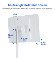 Sistema de TV LED inteligente de 32 pulgadas Gabinete blanco para la mejor experiencia de entretenimiento. Para uso doméstico en hoteles, incluido IPTV