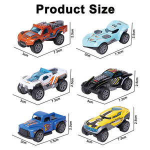 Venta caliente Die Cast Car Sliding Friction Simulation Racing Truck 1:64 <span class=keywords><strong>Wheels</strong></span> Mini Metal Alloy Car para niños - Product Image 6